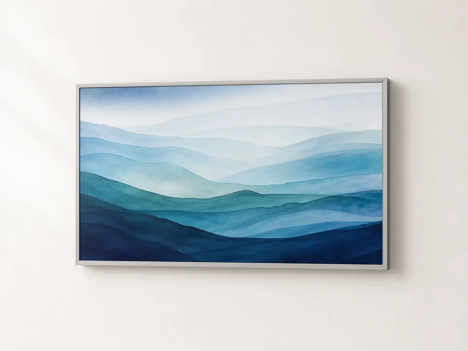 Wall-mounted aluminum SEG frame